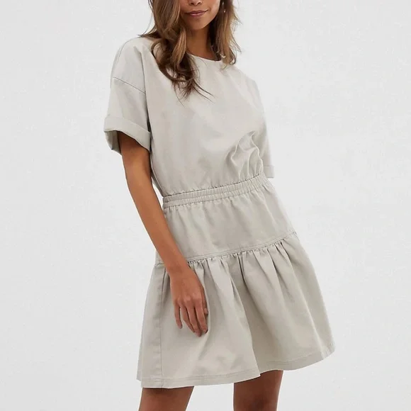 blue summer dress casual Light Blue Casual Midi Dress: Seraphina Light Blue / Large